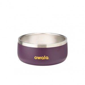 Pet Bowl Owala 3 Cups Stainless Steel Grapeful Fur You | COLOMBIA 0532MJ