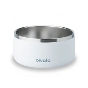 Pet Bowl Owala 6 Cups Stainless Steel Shy Marshmallow | COLOMBIA 2439QL