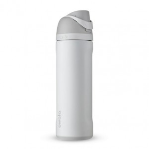 24oz Water Bottle Owala FreeSip® Stainless Steel Shy Marshmallow | COLOMBIA 7014LM