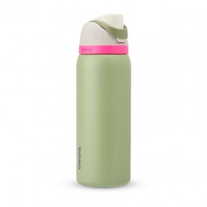 32oz Water Bottle Owala FreeSip® Stainless Steel Neo Sage | COLOMBIA 0476EJ