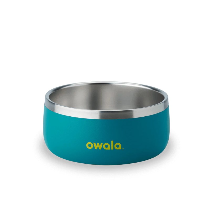 Pet Bowl Owala 3 Cups Stainless Steel Turquesa | COLOMBIA 4513VQ