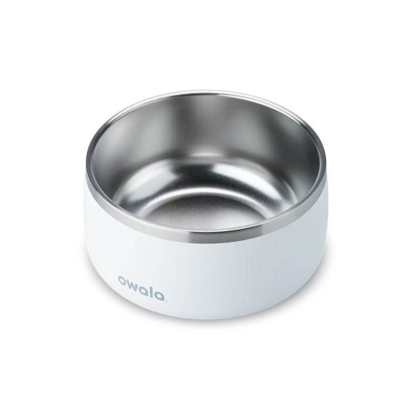 Pet Bowl Owala 6 Cups Stainless Steel Shy Marshmallow | COLOMBIA 2439QL