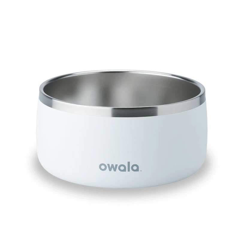 Pet Bowl Owala 6 Cups Stainless Steel Shy Marshmallow | COLOMBIA 2439QL