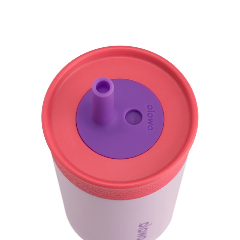 12oz Water Bottle Owala Kids' Tumbler Stainless Steel Lilac Rocket | COLOMBIA 2759LJ