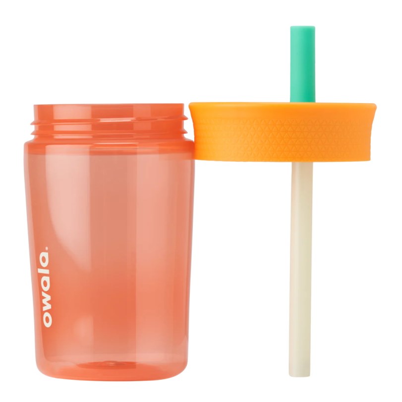 15oz Water Bottle Owala Kids' Tumbler Plastic Just Peachy | COLOMBIA 9672NW