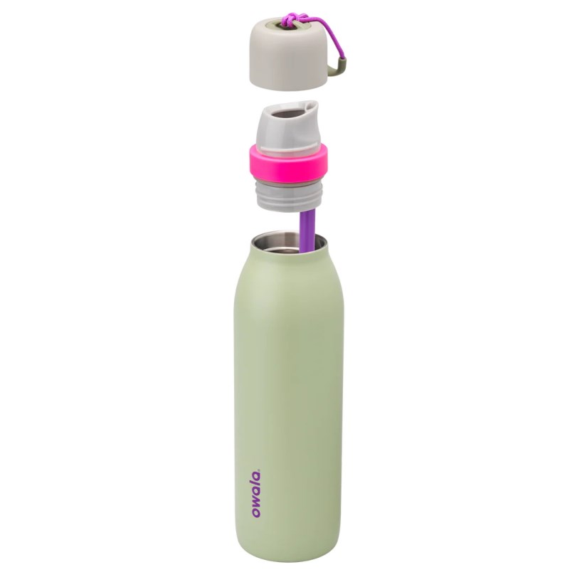 18oz Water Bottle Owala FreeSip® Twist Stainless Steel Neo Sage | COLOMBIA 6189OF